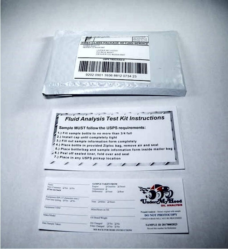 Under My Hood Oil Analysis Premier Kit by Under My Hood with return postage included - Image 1
